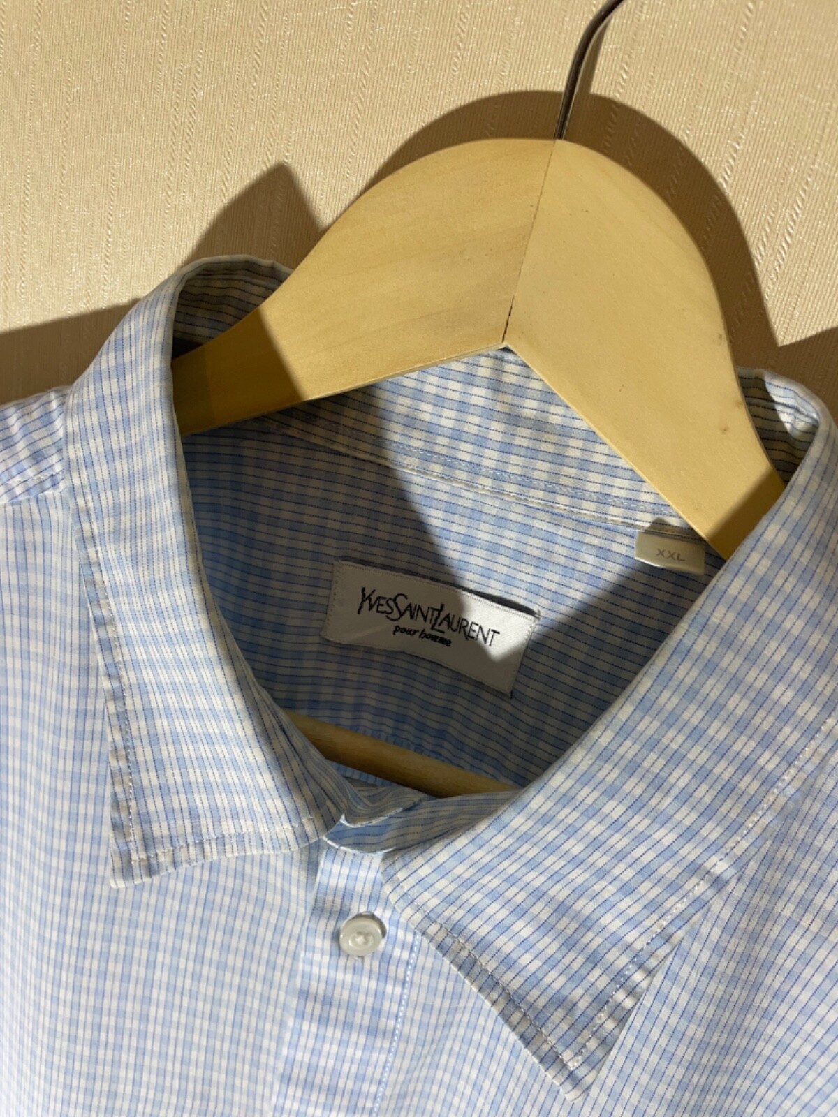 Yves Saint Laurent camicia vintage con bottoni XXL