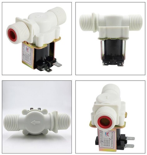 1Pcs G1/2" Normal Closed 12V 24V 220V Polypropylene Solenoid Valve - Water Valve - Picture 3 of 8