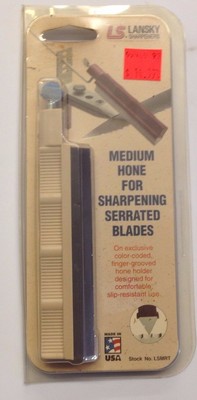 LANSKY - MEDIUM HONE FOR SHARPENING SERRATED BLADES # LSMRT 