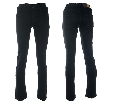 Herren Jeans Hose Winterhose Thermohose Winterjeans Gefuttert Blau Schwarz H4