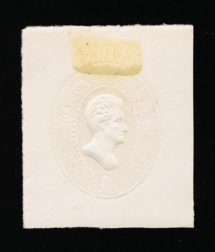 GENUINE SCOTT #U324 MINT 1887-94 CARMINE ANDREW JACKSON LARGE CUT SQUARE #17358 - Picture 2 of 2