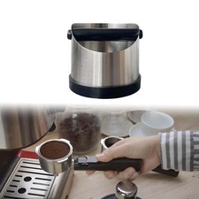 Stainless Steel Coffee Knock Box Espresso Machine Accessory for Coffee Shop