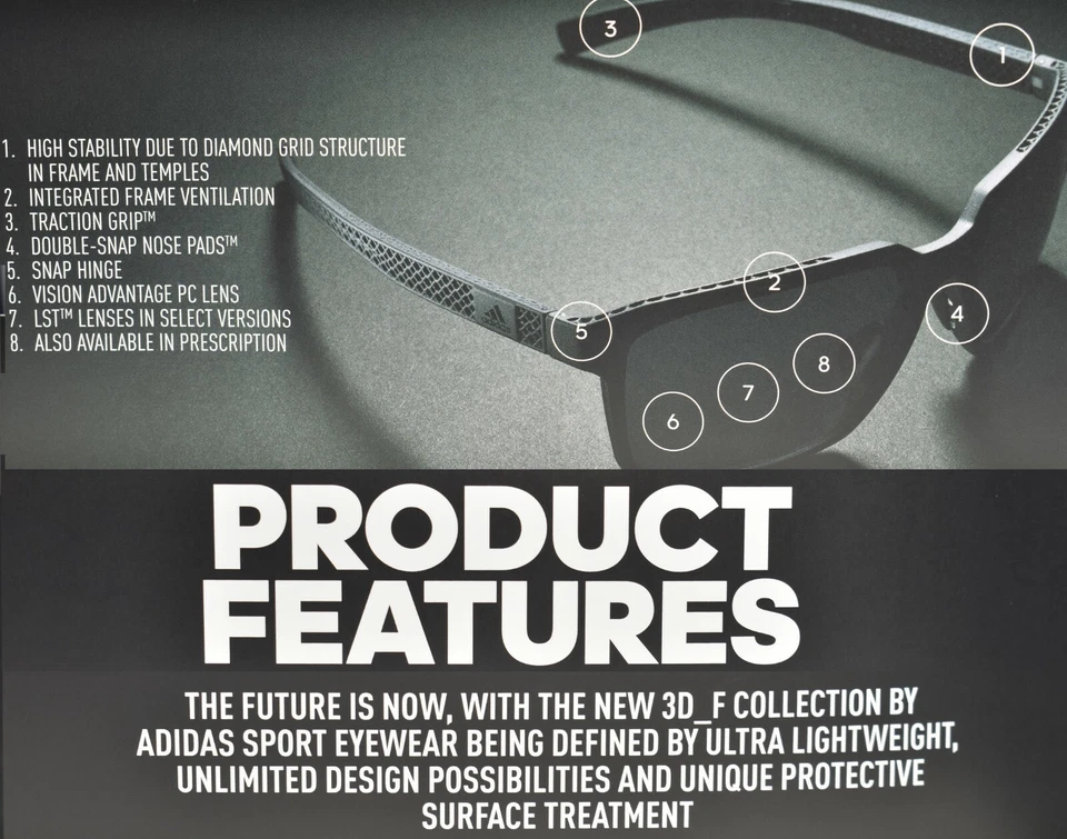 Gafas de sol ADIDAS de Silhouette MARRÓN MARCO IMPRESO EN 3D hechas en AUSTRIA AD36 Foto 3 de 4