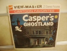 Vintage View-Master Reel Set CASPER's Ghostland Ghost Complete Nice Collectible 