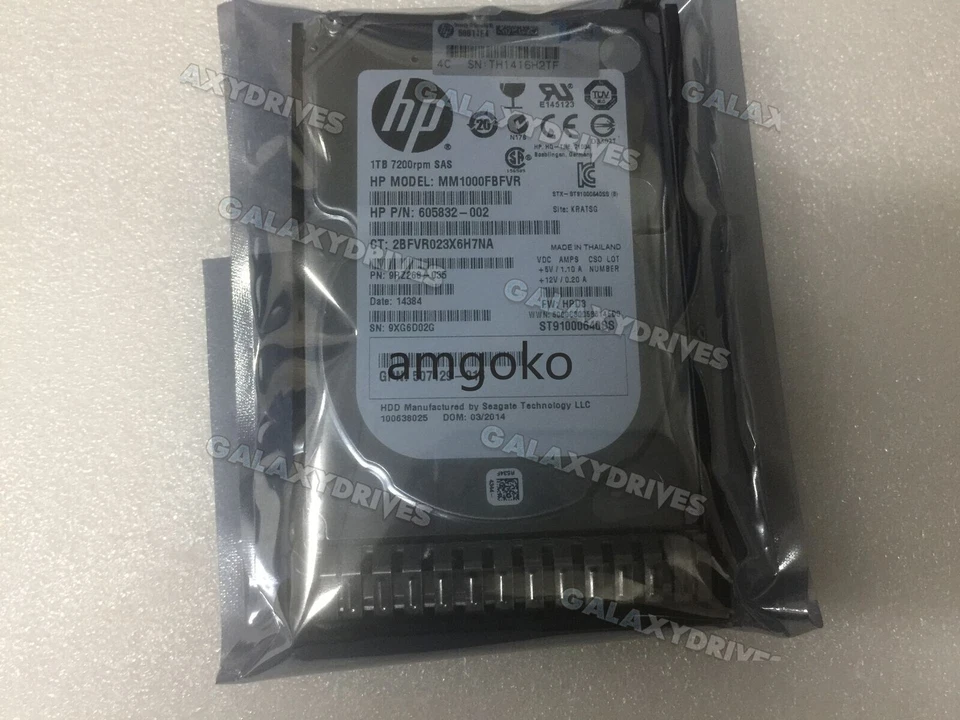 New HP 652749-B21 653954-001 605832-002 1T SAS 2.5" (1Pcs) - Image 2 of 4