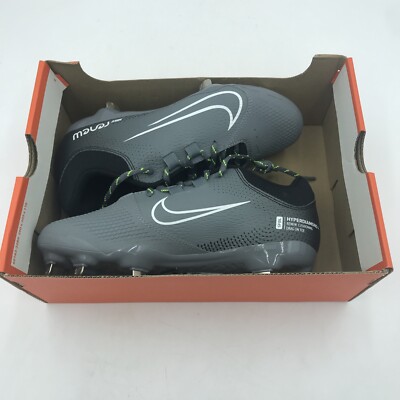 Nike Hyperdiamond 4 PRO Metal Softball Cleats - Gray White CZ5920-001 Women 7.5