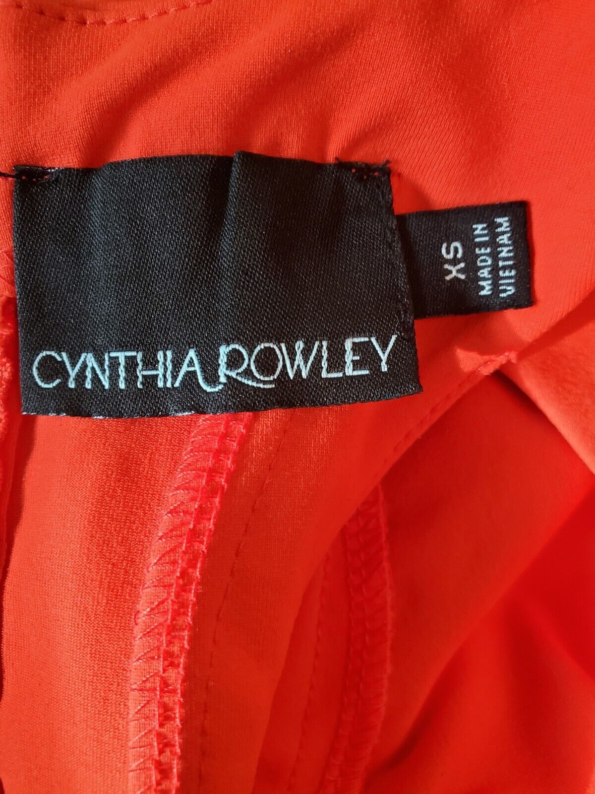 Cynthia Rowley Women's Orange Nylon Sleeveless Ca… - image 9