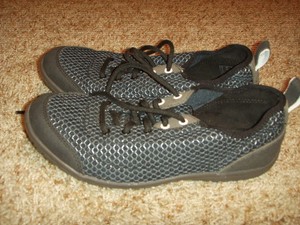 clarks silver lace up shoes