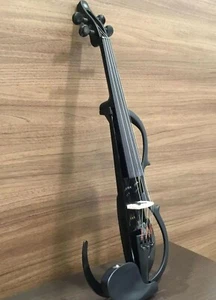 YAMAHA Japan Silent Electric Violin YSV104BL 4-String Black EMS w/ Tracking NEW
