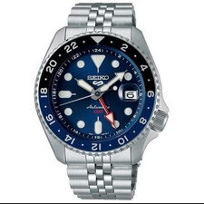 SEIKO 5 Sports GMT SSK003K1 Blue Dial Automatic SKX Style SBSC003 Box Japan made