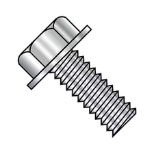 #8-32 x 1/4 in Hex Hex Machine Screw, Plain Steel, 5000 PK, 0804MW188