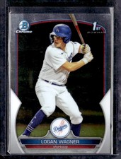 2023 Bowman #BCP-36 Logan Wagner Chrome Prospects