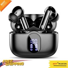 Bluetooth 5.4 Wireless Earbuds with Noise-Cancelling - 36H Playtime