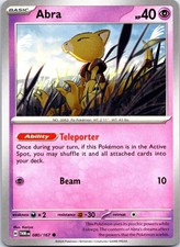 Abra 080/167 Common Twilight Masquerade Pokemon NM