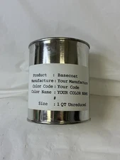 FORD automotive basecoat pint or quart BLACK SELECT PAINT CODE Paint