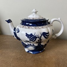 Antique 1920s Or 30s, Booths ‘Real Old Willow’ Teapot, Approx. 2 Pints