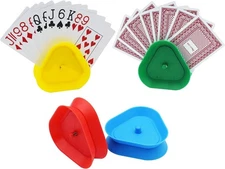 Yuanhe Playing Card Game Holder - Triangle Shaped Hands-Free Poker Holder... 