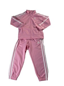 Adidas Toddler Girls' 2-Piece Classic Tricot Track Set in light pink Size 4T
