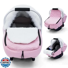 Winter Baby Car Seat Cover, Infant Car Seat Cover with Huge Space