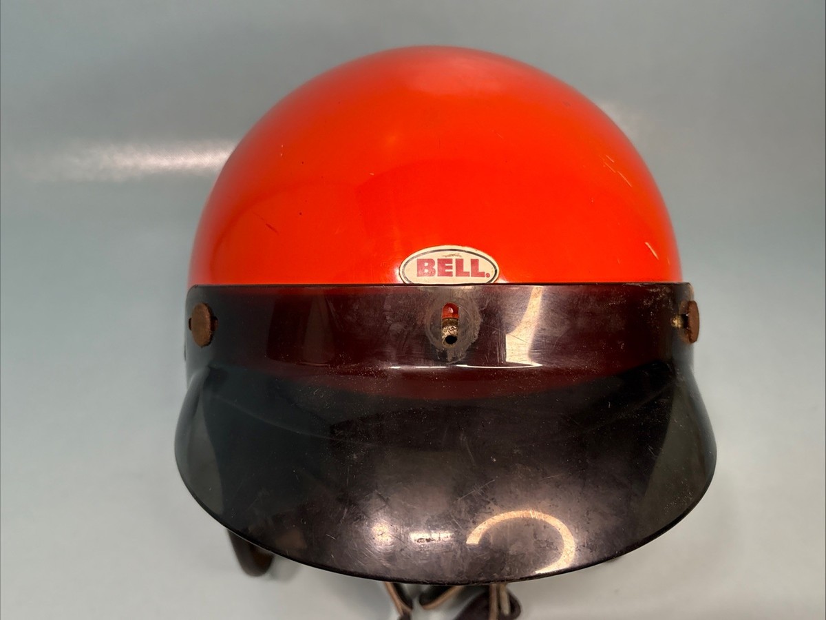 トップス vintage made in USA BELL HELMETS et2 Vintage Bell R/T Toptex Helmet Red With White Visor | eBay