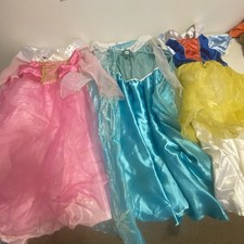 Lotof3 Disney Princess Dress Up Halloween Costumes Elsa Aurora Snow White Sz 5-7