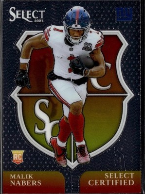 2024 Panini Select #6 Malik Nabers Select Certified Rookies