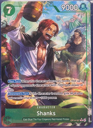 One Piece TCG Shanks (Alternate Art) OP14-027 The Azure Sea's Seven