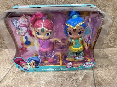 Shimmer and Shine Bedtime Shimmer 2017 Doll Fisher-Price Pink Hair Blue Hair
