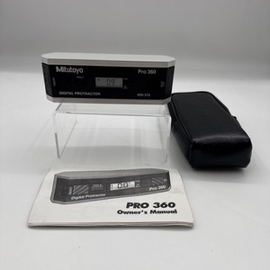 Mitutoyo Pro 360 Digital Protractor 950-315 with Instructions & Case