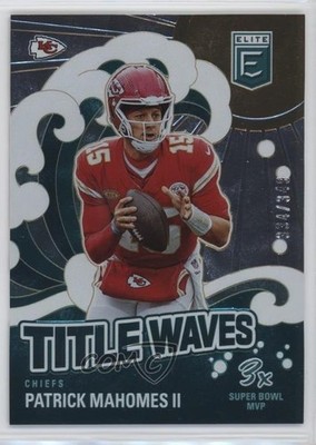 2024 Panini Donruss Elite Title Waves 334/349 Patrick Mahomes II #10 11ng