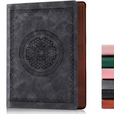 2026 Leather Vintage Journal Notebook,300 Pages,Leather Softcover Lined Journ...