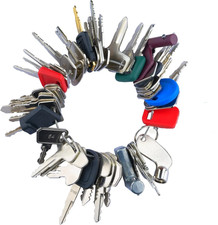 56PCS Heavy Equipment Key Master Set Construction Machine Ignition Keys