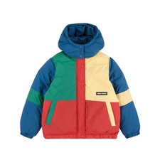 Bobo Choses B225AC123 991 10-13 FW25 Color Block Anorak Padded 148445862