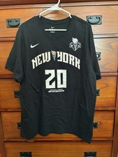 Sabrina Ionescu New York Liberty Nike Black T-Shirt Men’s Size XL WNBA