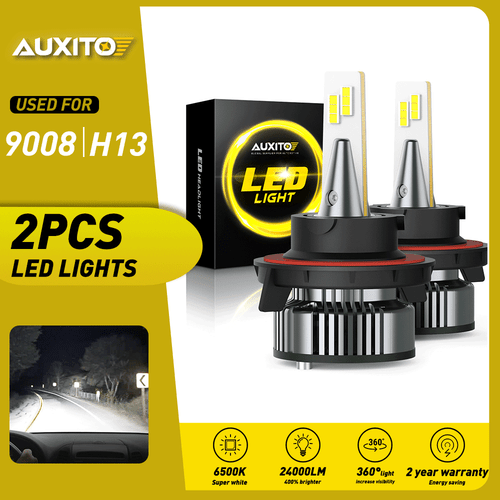 H13 LED Headlight Bulbs for Dodge Ram 1500 2500 3500 2006-12 High Low Beam Kits