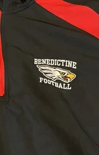 VTG Nike Fit Storm Team Benedictine University Eagles 1/4 Zip Pullover Jacket L