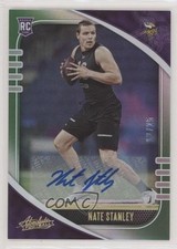 2020 Absolute Rookie Signatures Green Spectrum 12/25 Nate Stanley #182 Auto ni4
