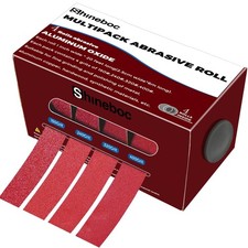 Schleifpapier Rolle 25mm x 6m Schleifleinen 150-400 K&ouml;rnung Schmirgelleinen