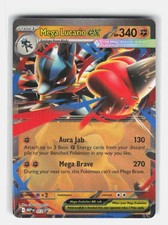 Mega Lucario ex - Holo Promo Pokemon ME: Mega Evolution Promo 012 NM