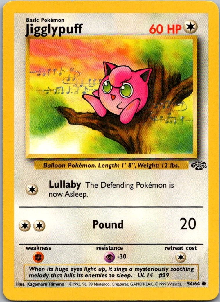 Jigglypuff Pokemon Card for sale | eBay