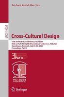 Cross-Cultural Design Pei-Luen Patrick Rau