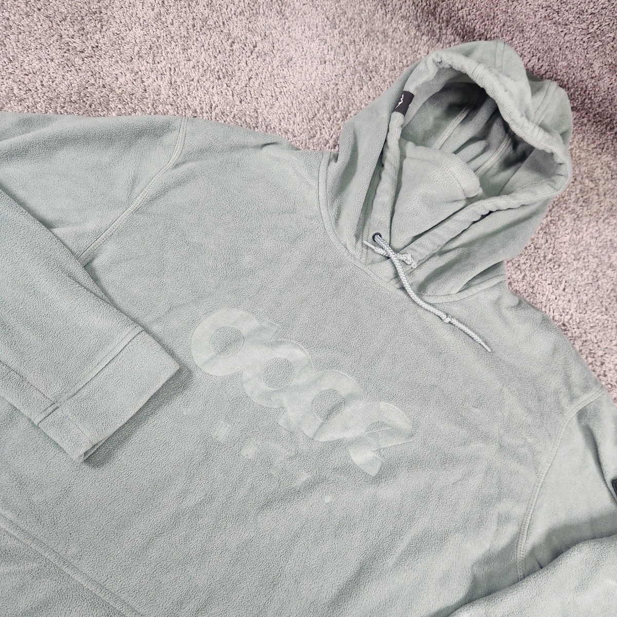 Dope Snow MMIX Fleece Hoodie Mens Large Green Cozy II Fleece