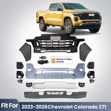 Primed Front Bumper Grille Kit For 2023-2026 ...