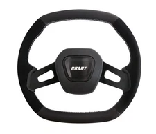 Grant Products 698 C8 Performance Steering Wheel - Black Suede/Grained