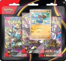 Pokemon 3-Pack Blister Pitch Black ME05 Seale...