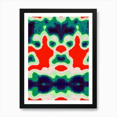 Kaleidoskop 4 Kunstdruck gerahmt Wandbild Poster Leinwanddruck Bild