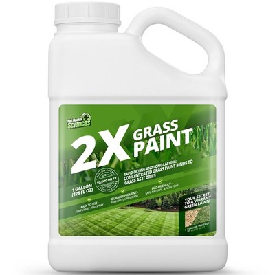 Green Grass Paint Spray  Concentrated Turf Paint for Vibrant Lawns, 1 Gallon