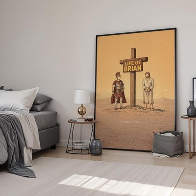 Life of Brian Minimal Film Kunstdruck | Filmposter | Leinwand & gerahmt 05