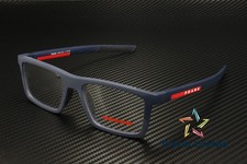 PRADA LINEA ROSSA PS 02QV MAG1O1 Matte Blue Demo Lens 56 mm Men's Eyeglasses