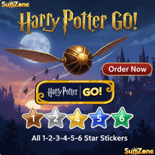 Harry Potter GO - Monopoly Go Sticker - All Stickers 1/2/3/4/5/6 Starts   